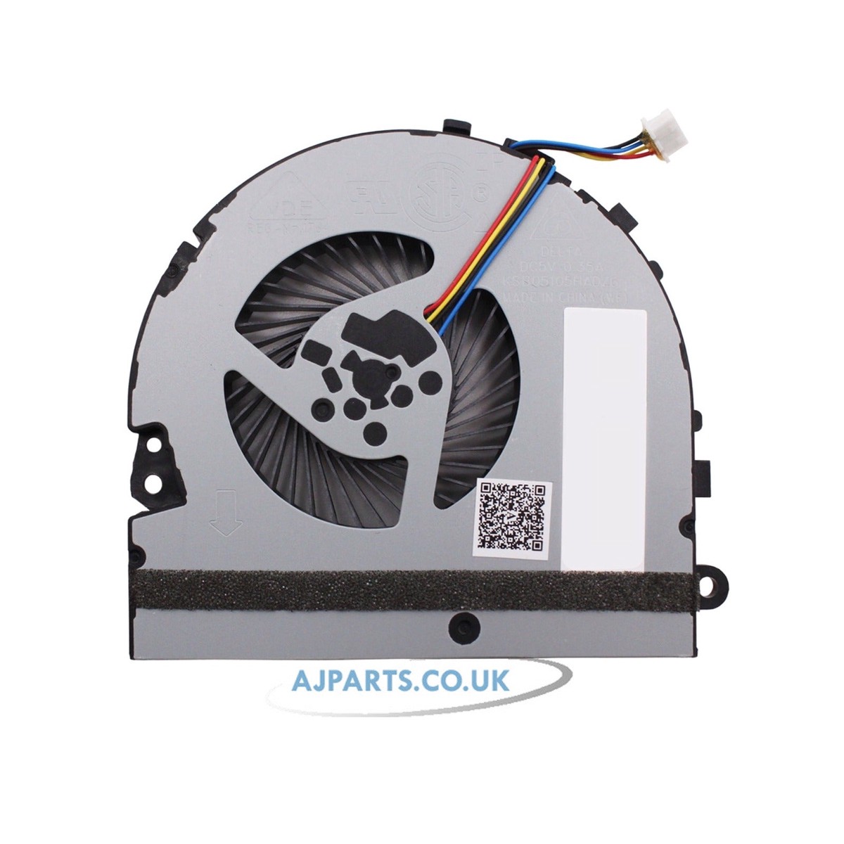 HP 15-DA Series 4-Pin Laptop Replacement CPU Cooling Fan