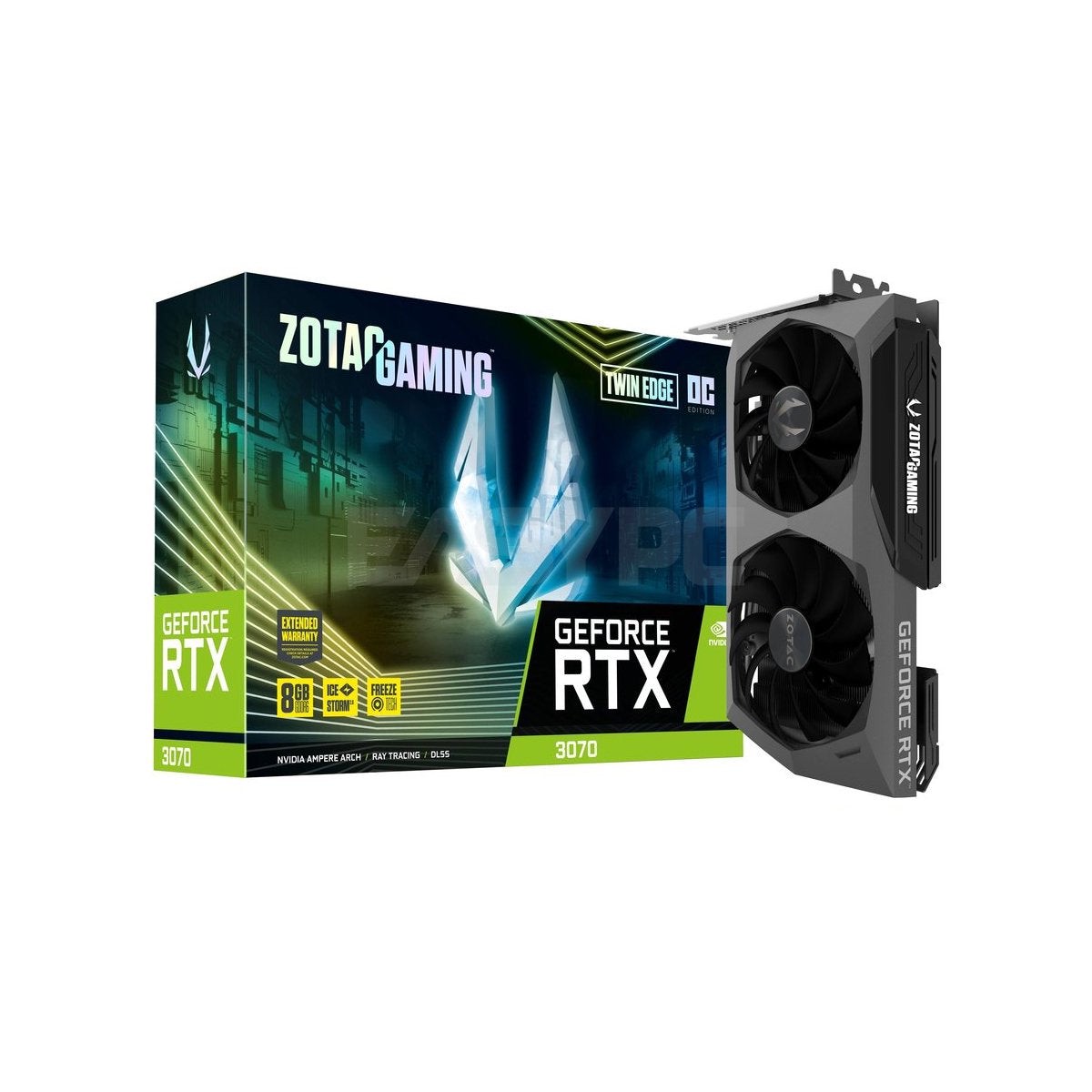 Zotac NVIDIA GeForce RTX 3070 Twin Edge OC ZT-A30700H-10P 8gb 256bit GDdr6 VR Ready Gaming Videocard