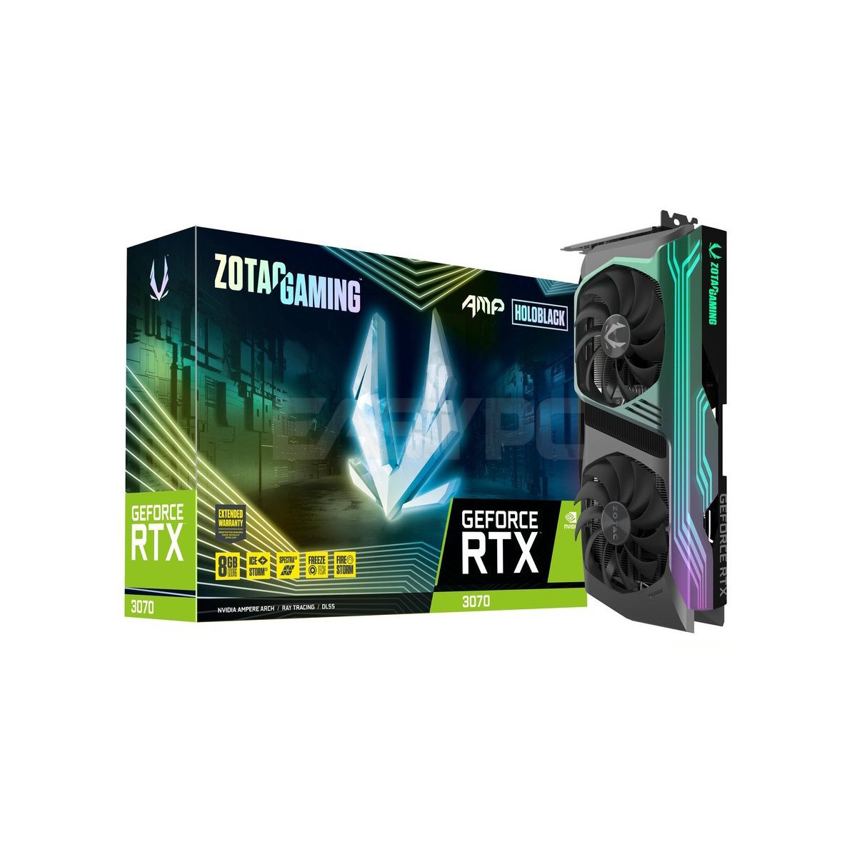 Zotac NVIDIA GeForce RTX 3070 AMP Holo ZT-A30700F-10P 8gb 256bit GDdr6 Gaming Videocard