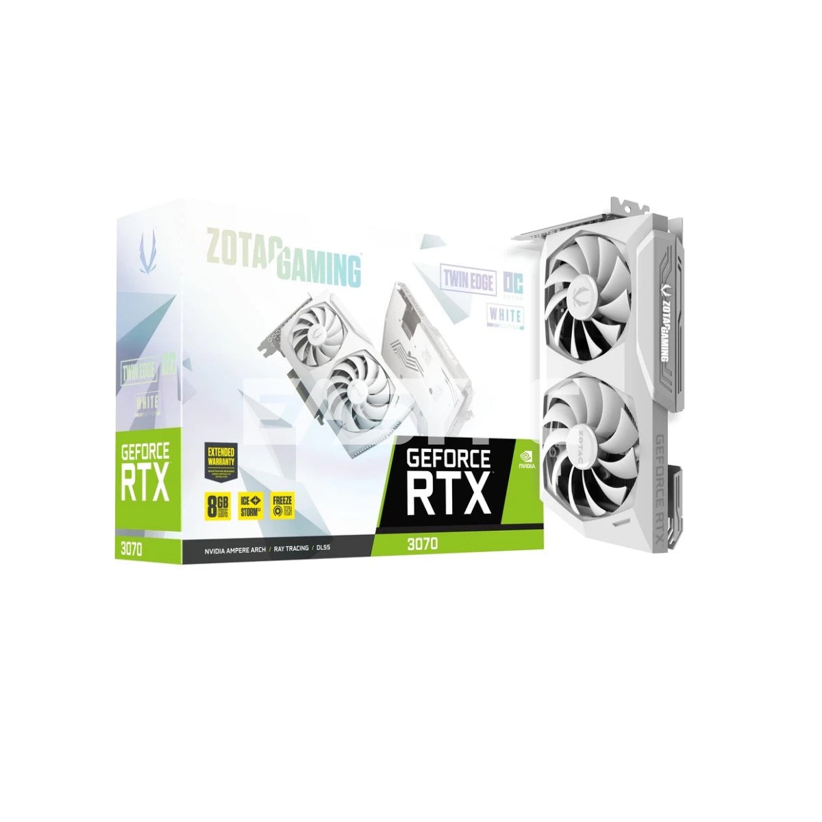 Zotac NVIDIA GeForce RTX 3070 Twin Edge OC White Edition 8gb 256bit GDdr6 VR Ready,